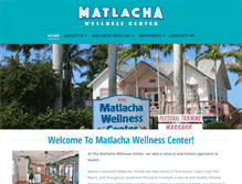 Tablet Screenshot of matlachawellness.com